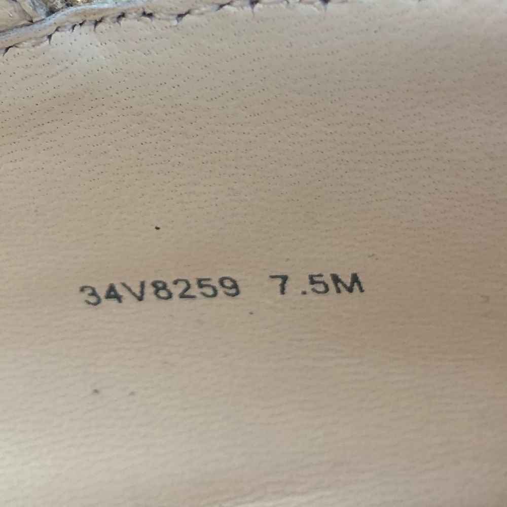 Rachel Zoe peep toe nude wedge buckle heels, size 7.5 - Picture 11 of 12
